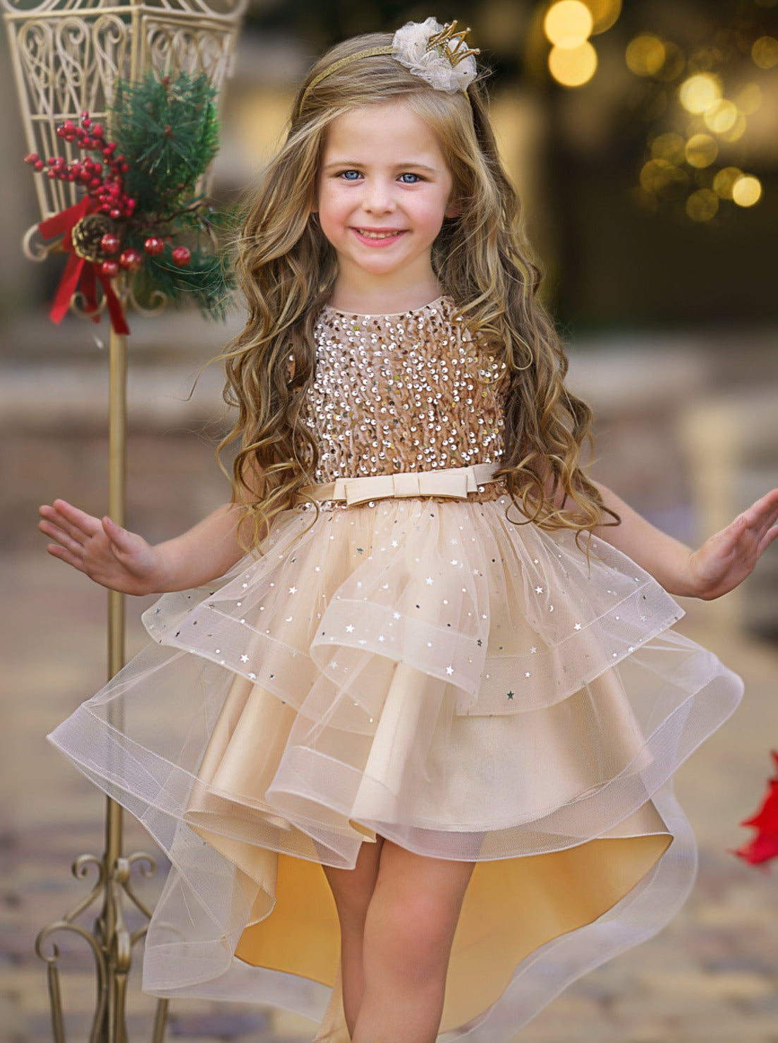 Beautiful gowns for little girls best sale