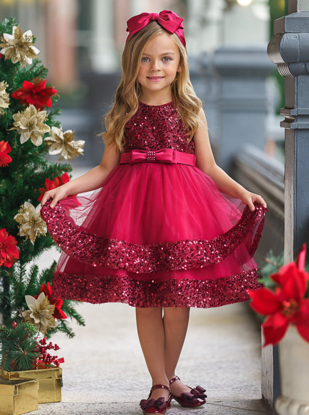 Fairytale Dreams Sleeveless Sequin Party Dress