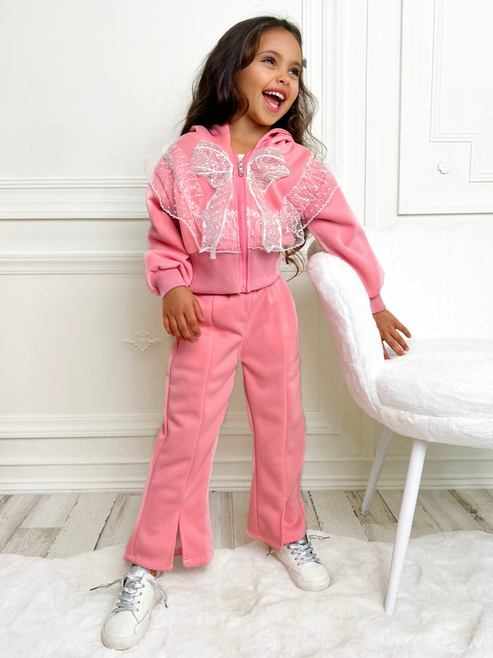 Mia Belle Girls Hoodie & Flare Pants Set | Cute Outfits For Girls