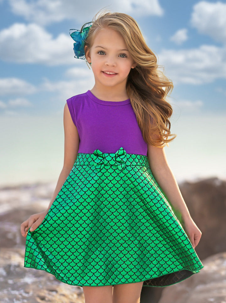 Mia Belle Girls Mermaid Princess Dress | Princess Dress Up