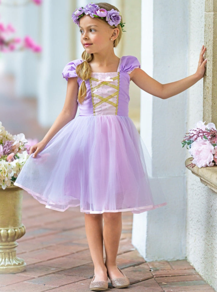 Mia Belle Girls Princess Inspired Dress | Princess Dress Up