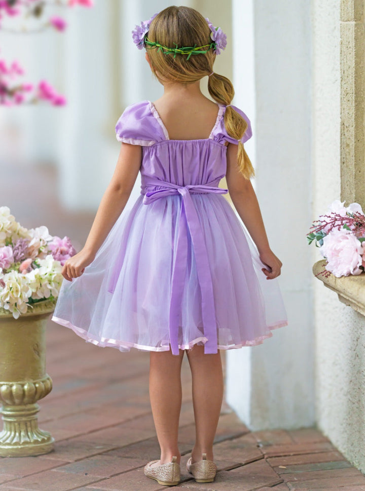 Mia Belle Girls Princess Inspired Dress | Princess Dress Up