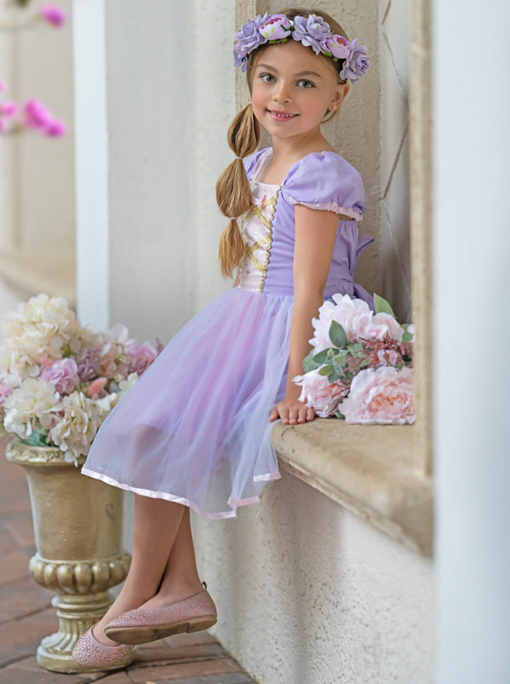 Mia Belle Girls Princess Inspired Dress | Princess Dress Up