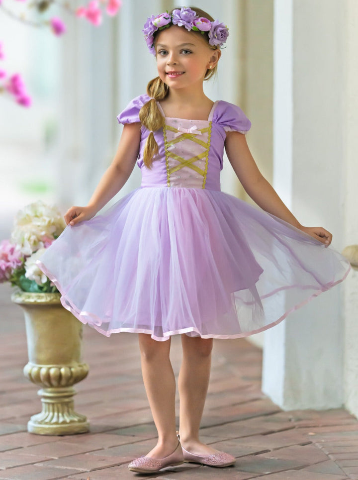 Mia Belle Girls Princess Inspired Dress | Princess Dress Up