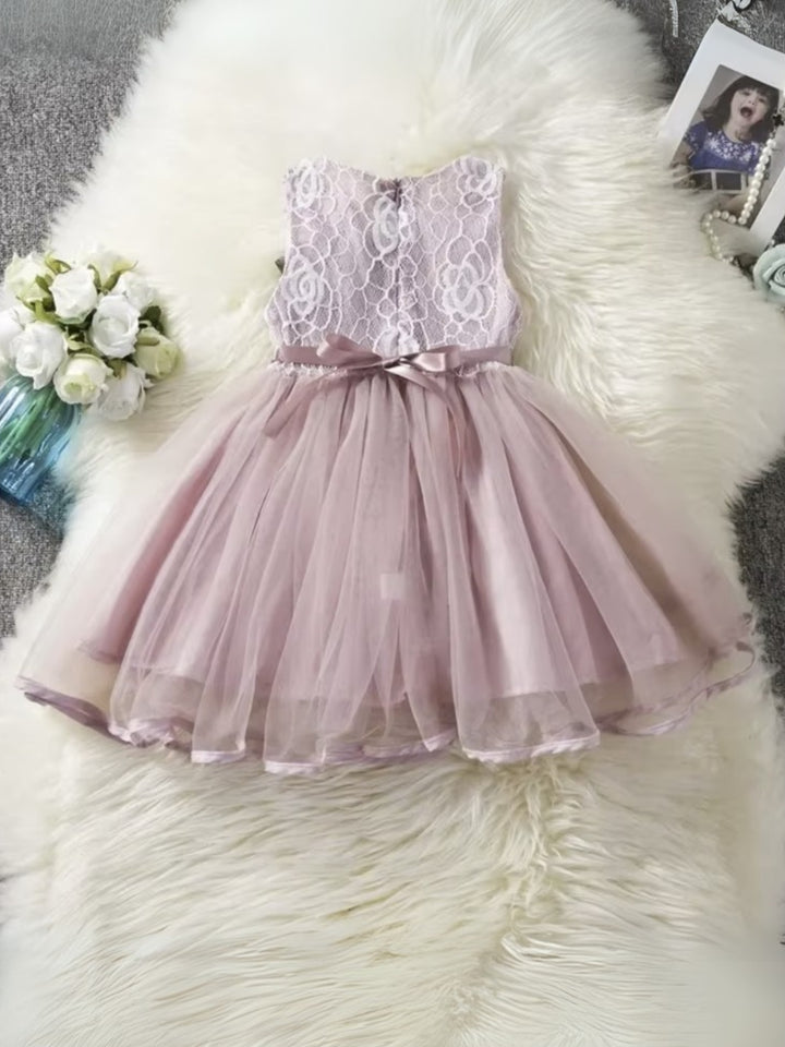 Lace Floral Tulle Party Dresses