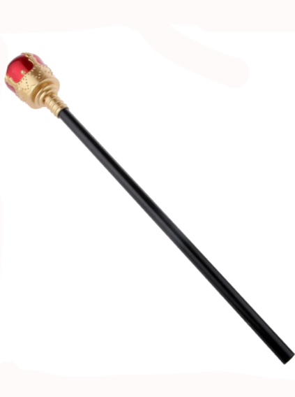 Girls Queen of Hearts Inspired Gold Toy Staff – Mia Belle Girls