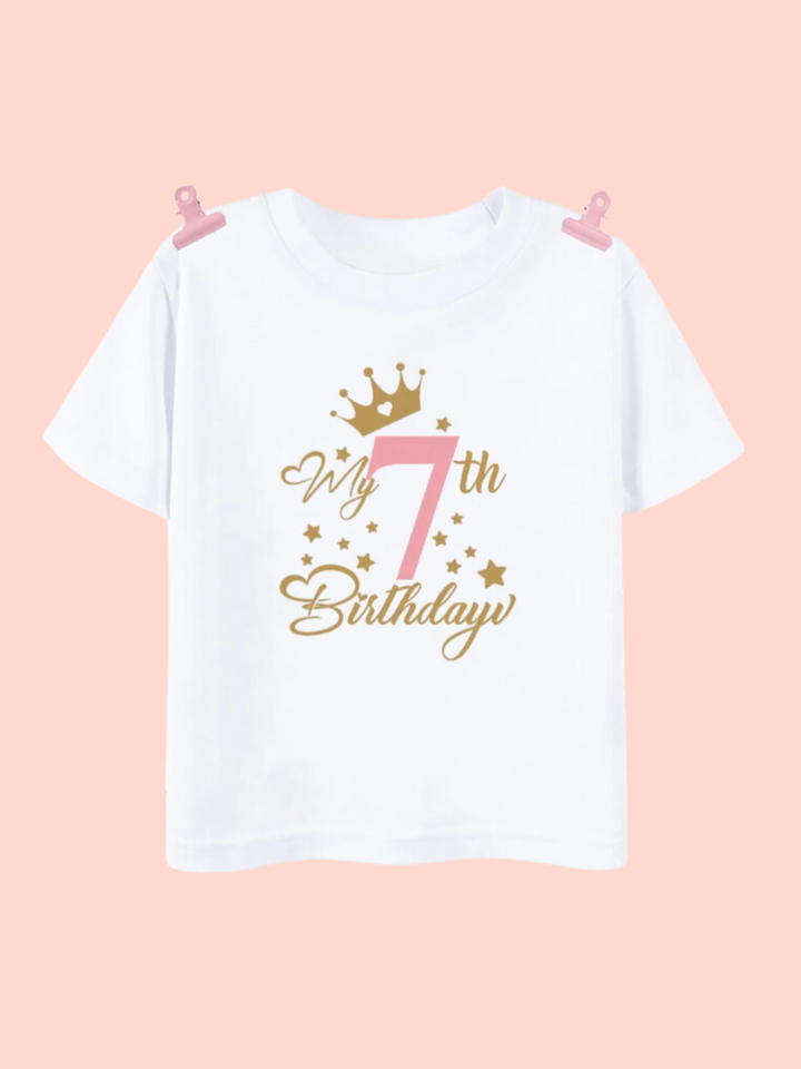 T-Shirt „Birthday Royal Celebration“ – Perfekt für die Kleinen!