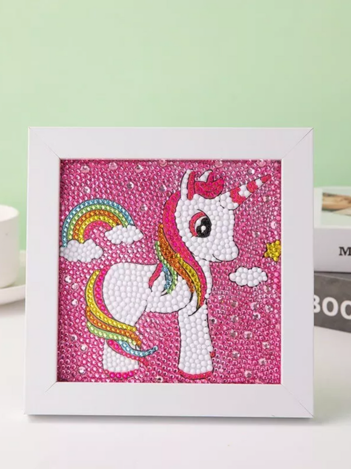 DIY Diamond Art Dots Einhorn Design Malset