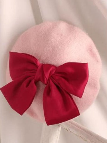 Girls Most Adorable Bow Beret