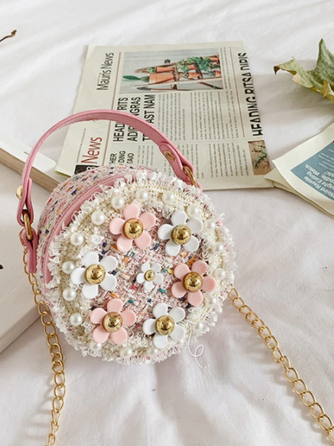 Mia Belle Girls Floral Circle Crossbody Bag | Girls Accessories