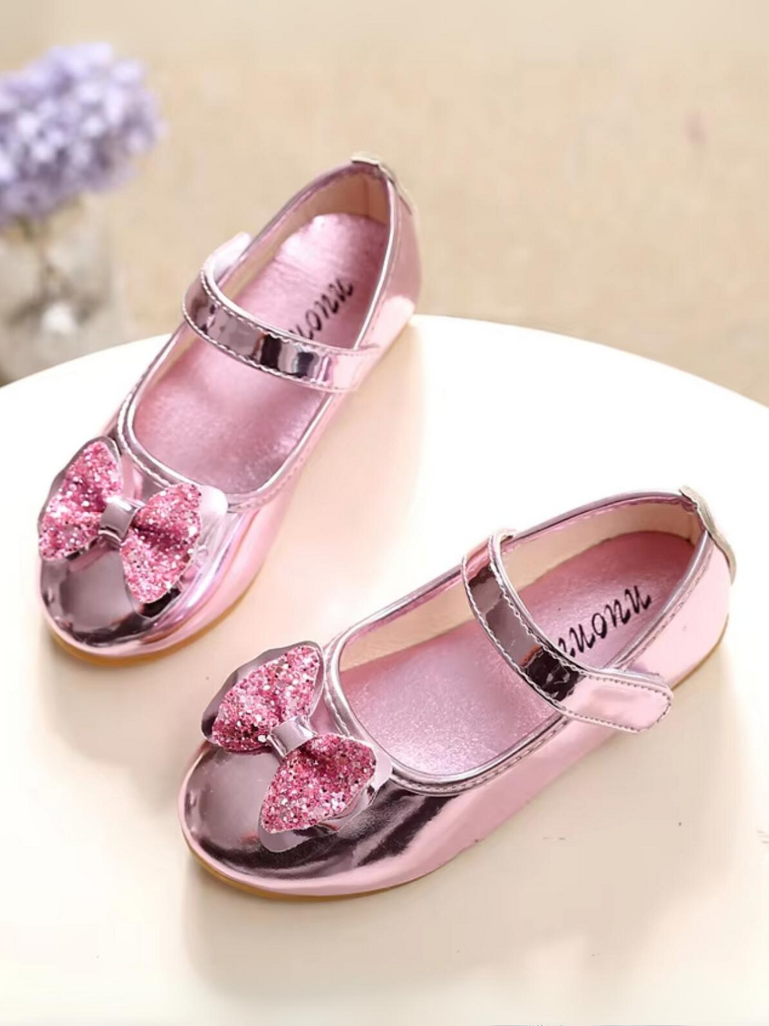 Dazzling Bow Embellished Shoes by Liv and Mia