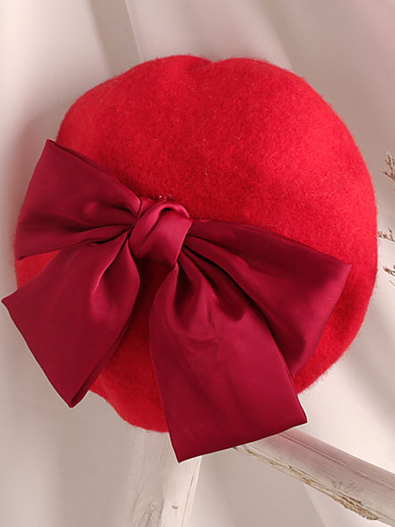 Girls Most Adorable Bow Beret