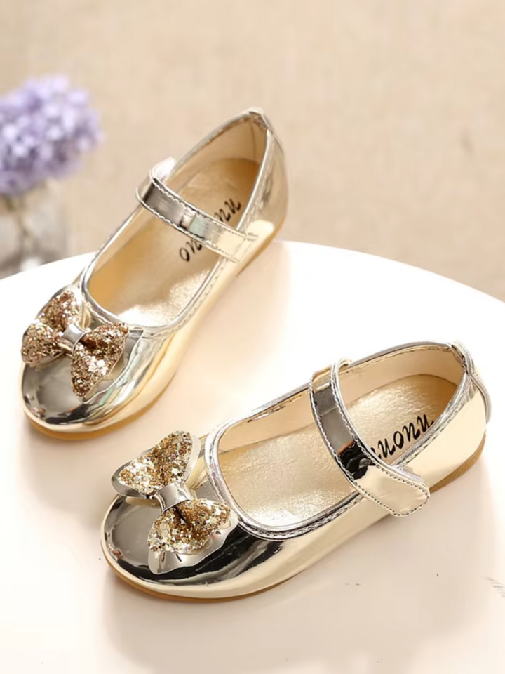 Dazzling Bow Embellished Shoes by Liv and Mia