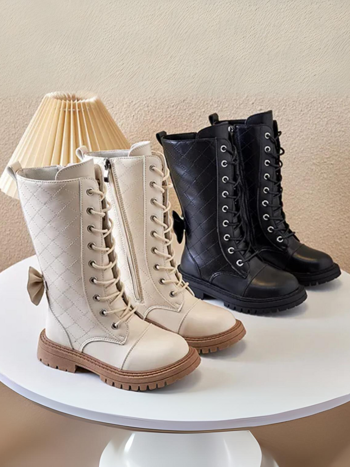 Lässige, wasserdichte High-Top-Stiefel für den Herbst