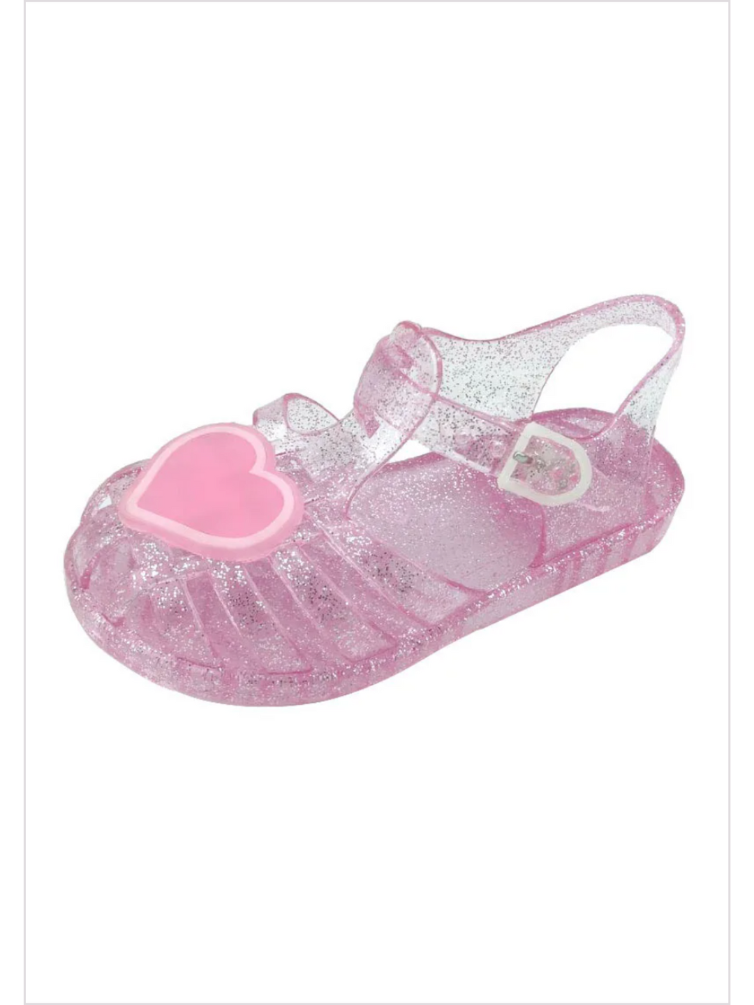 Girls Jelly Heart Sandals | Mia Belle Girls Shoes by Liv And Mia