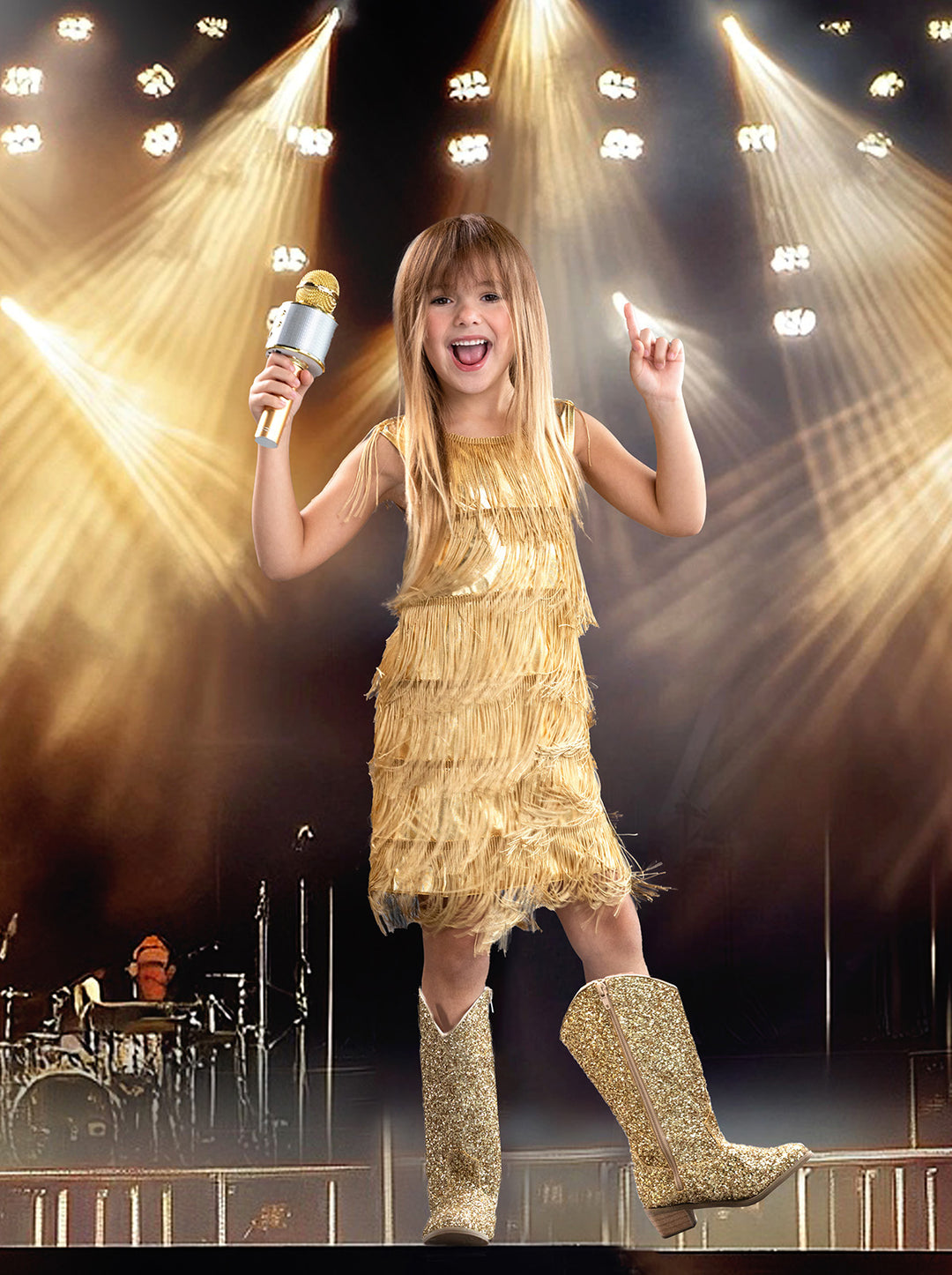 Taylor Fearless Fringe Costume Dress