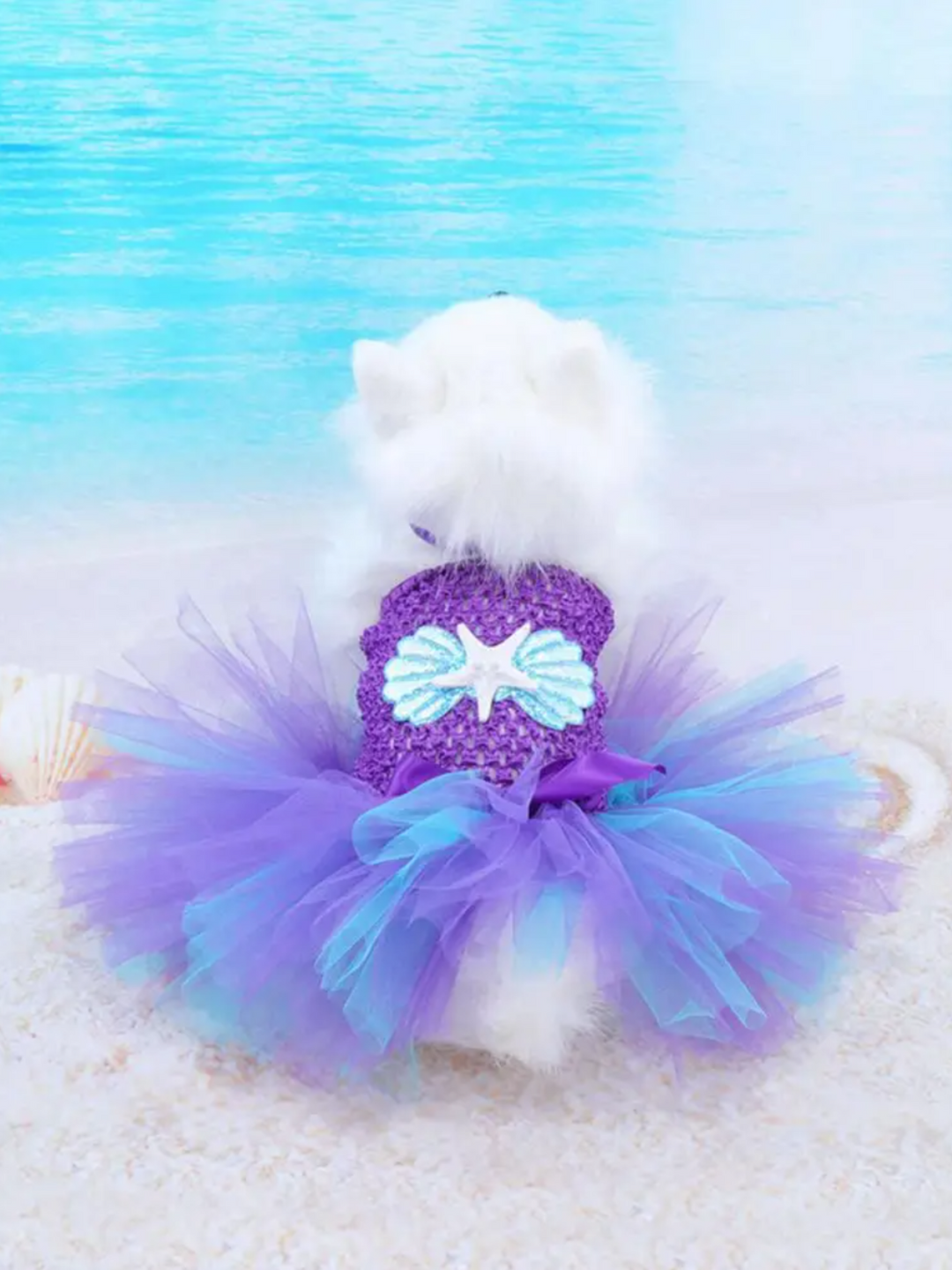 Dog Mermaid CuteTutu Dress Halloween Costume