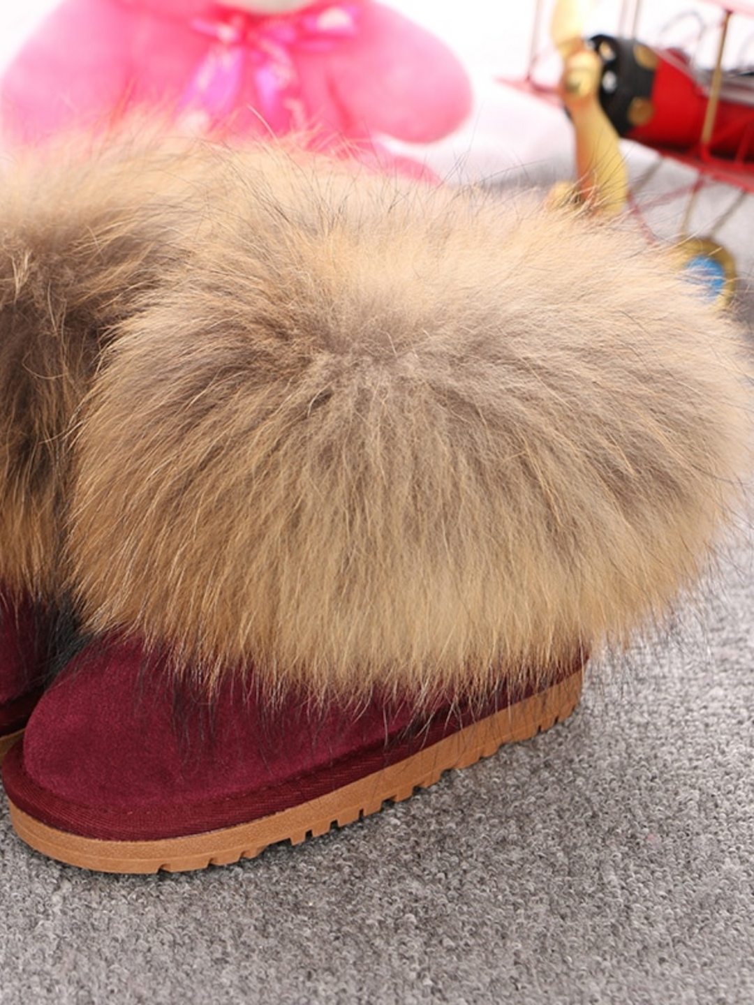 Shoes By Liv & Mia | Big Faux Fur Winter Boots | Boutique Accessories