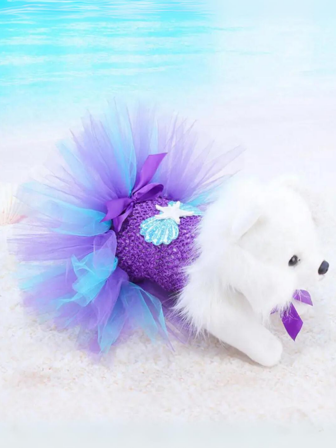 Dog Mermaid CuteTutu Dress Halloween Costume