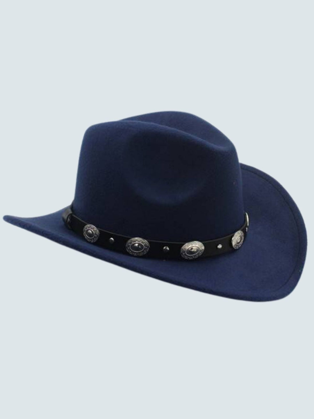 Girls Jazzy Vintage Cowgirl Sombrero Hat Navy - Mia Belle Girls