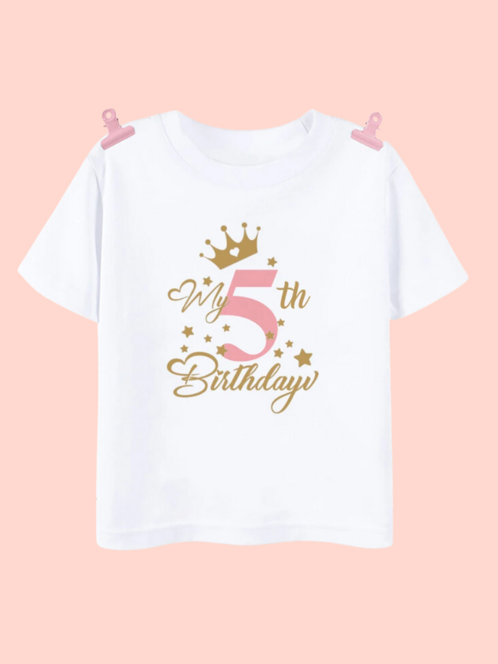 T-Shirt „Birthday Royal Celebration“ – Perfekt für die Kleinen!