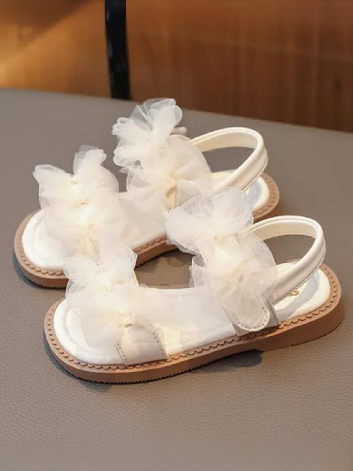 Summer Whispers Sandals with Delicate Floral Detail By Liv and Mia