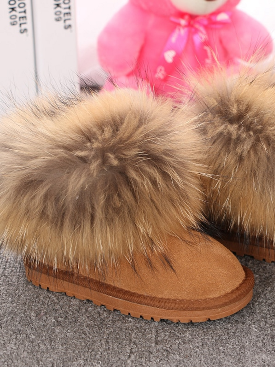 Shoes By Liv & Mia | Big Faux Fur Winter Boots | Boutique Accessories