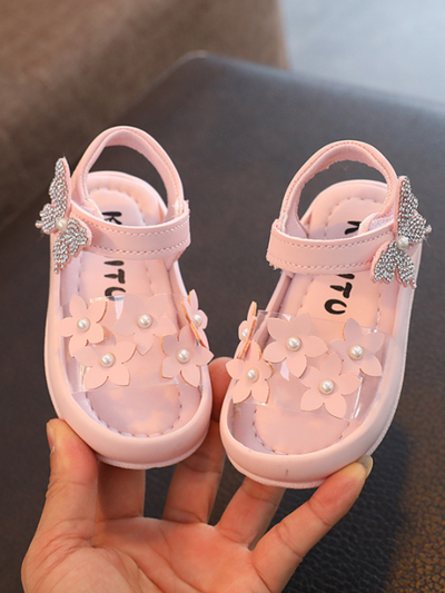 Girls Fluttering Blossom Sandals By Liv and Mia
