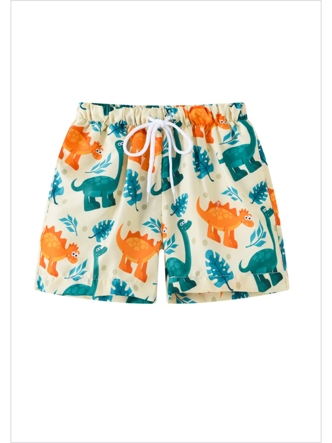 Boys Multicolor Swim Trunks | Mia Belle Girls Summer Outfits