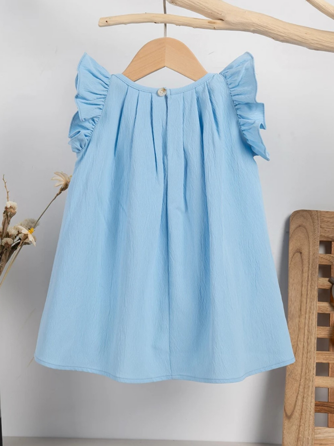 Mia Belle Girls Flutter Sleeve Dress | Girls Summer Outfits