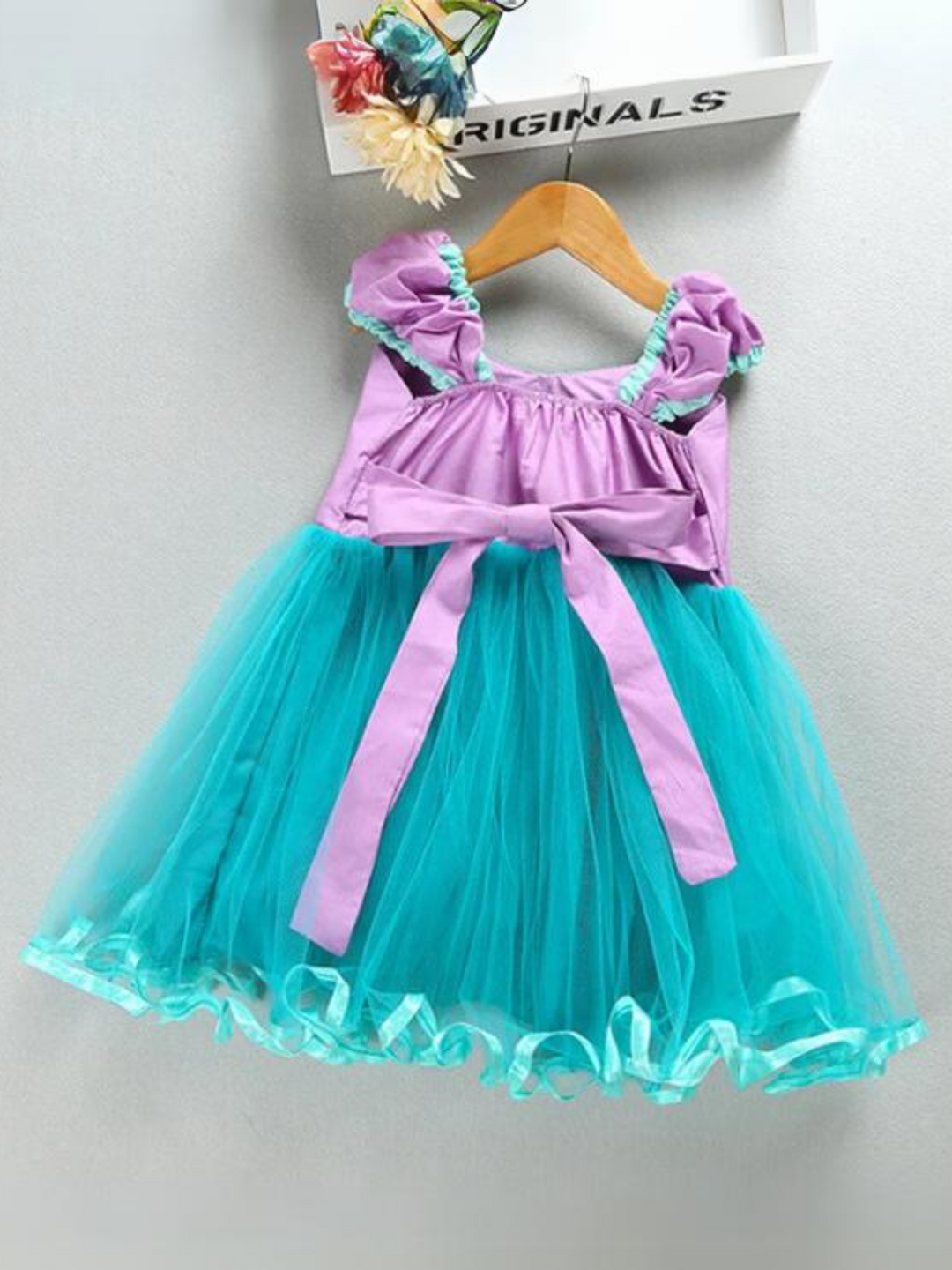 Mia Belle Girls Mermaid Princess Tutu Dress | Princess Dress Up