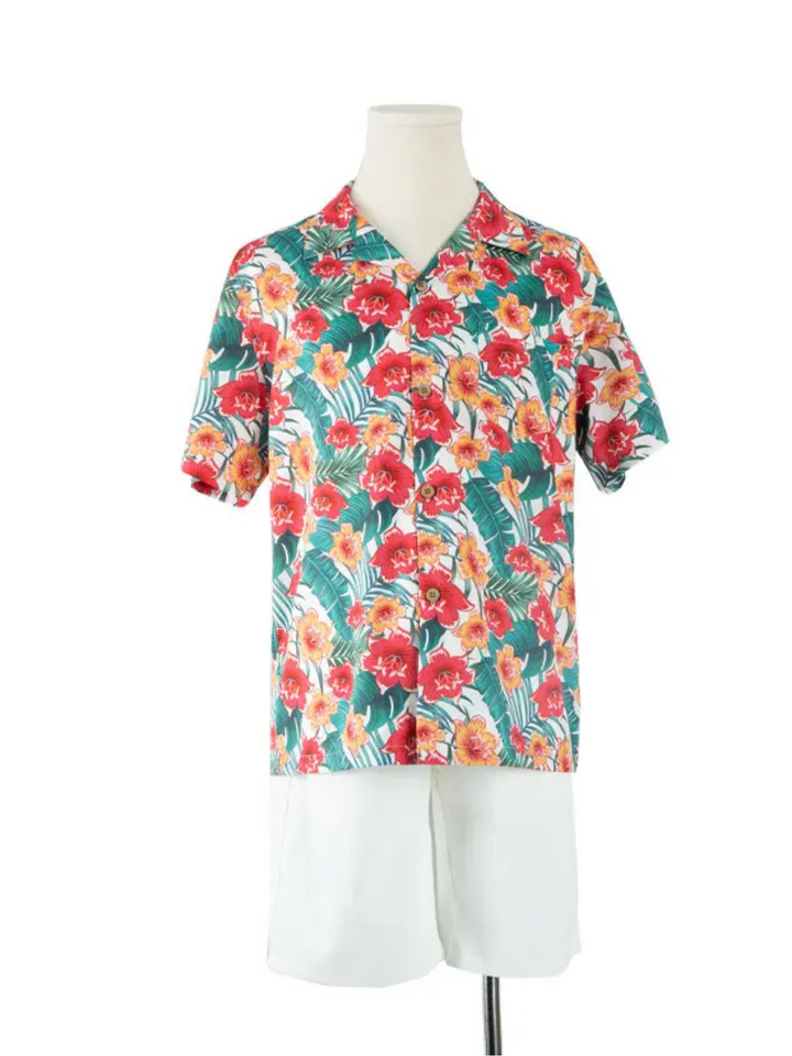 Family Style On Vacay Floral Print Summer Outfit