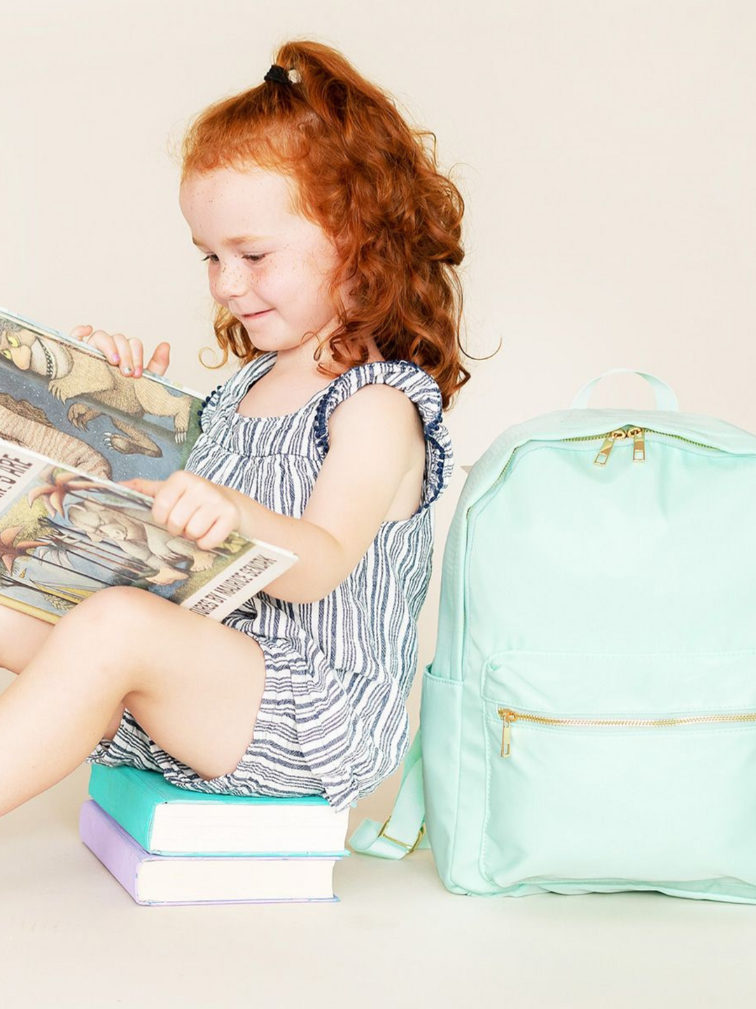 Viv & Lou Mint Charlie Backpack