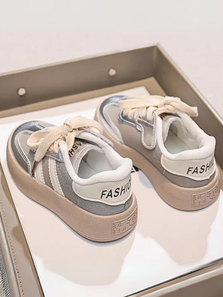 Mia Belle Girls Striped Platform Sneakers | Shoes By Liv And Mia