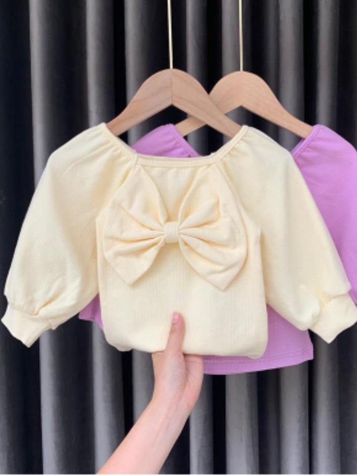 Brilliant Bow Long Sleeve Top