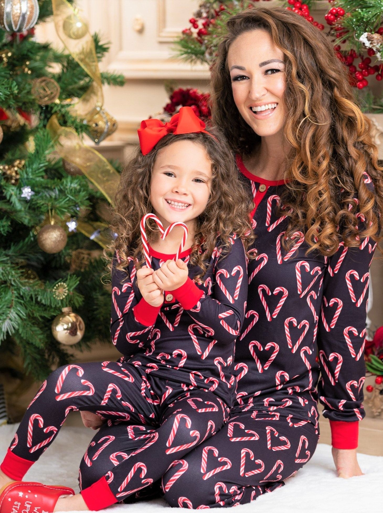 Sweethoney outlet Christmas Mommy & me matching pjs