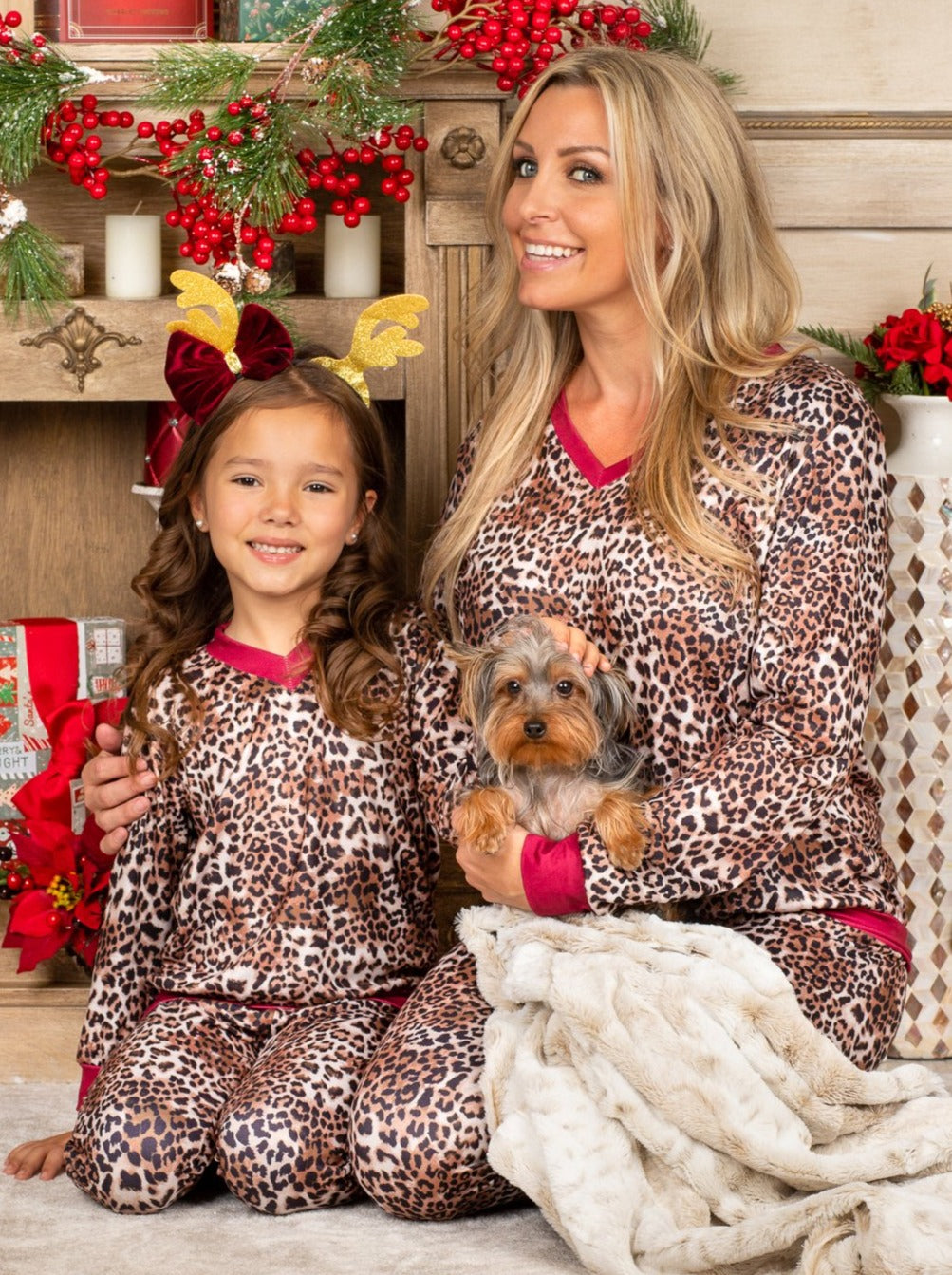 Mommy and Me Matching Outfits | Leopard Lounge Set | Mia Belle Girls