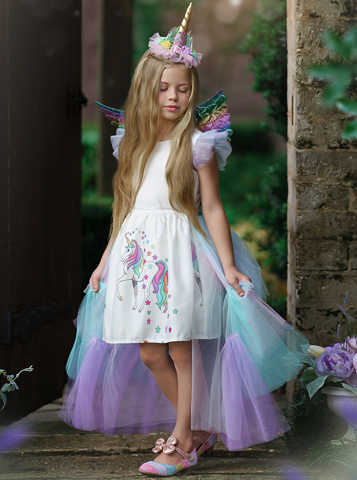 Girls unicorn dress up best sale