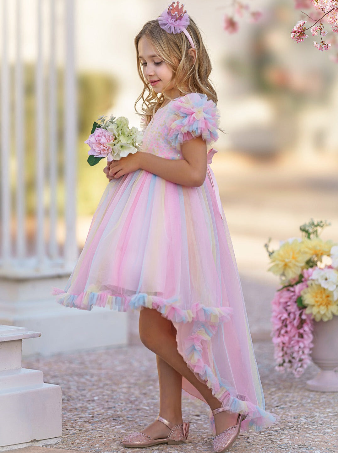 Pink Hi-Lo Dress