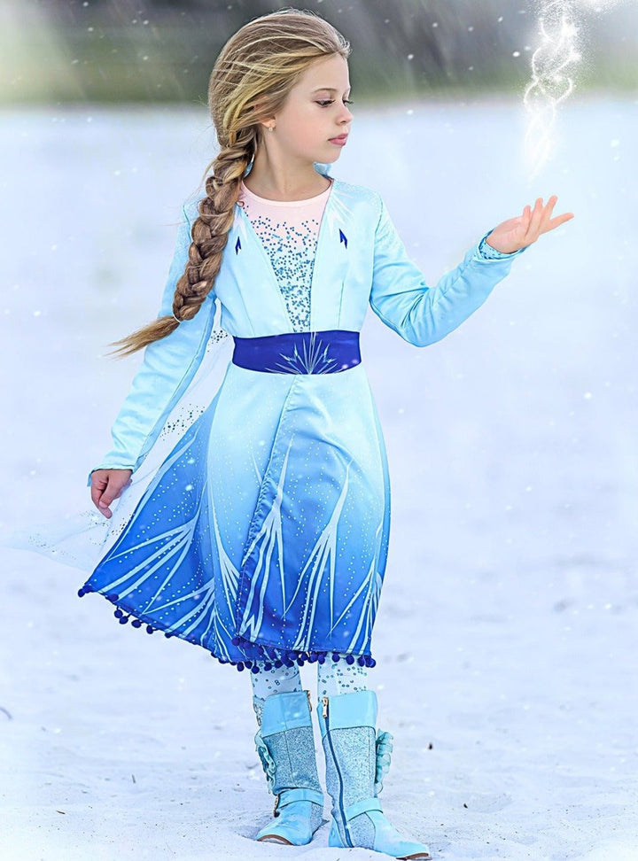 Girls Halloween Costumes | Frozen Inspired Dress | Mia Belle Girls