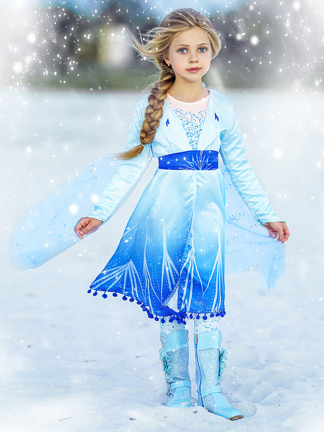 Girls Halloween Costumes | Frozen Inspired Dress | Mia Belle Girls