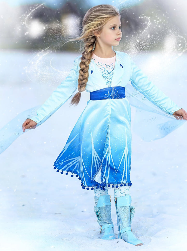 Girls Halloween Costumes | Frozen Inspired Dress | Mia Belle Girls