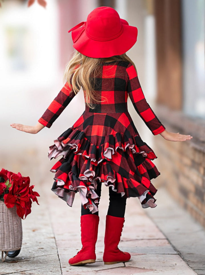 Style Queen Buffalo Plaid Tunic