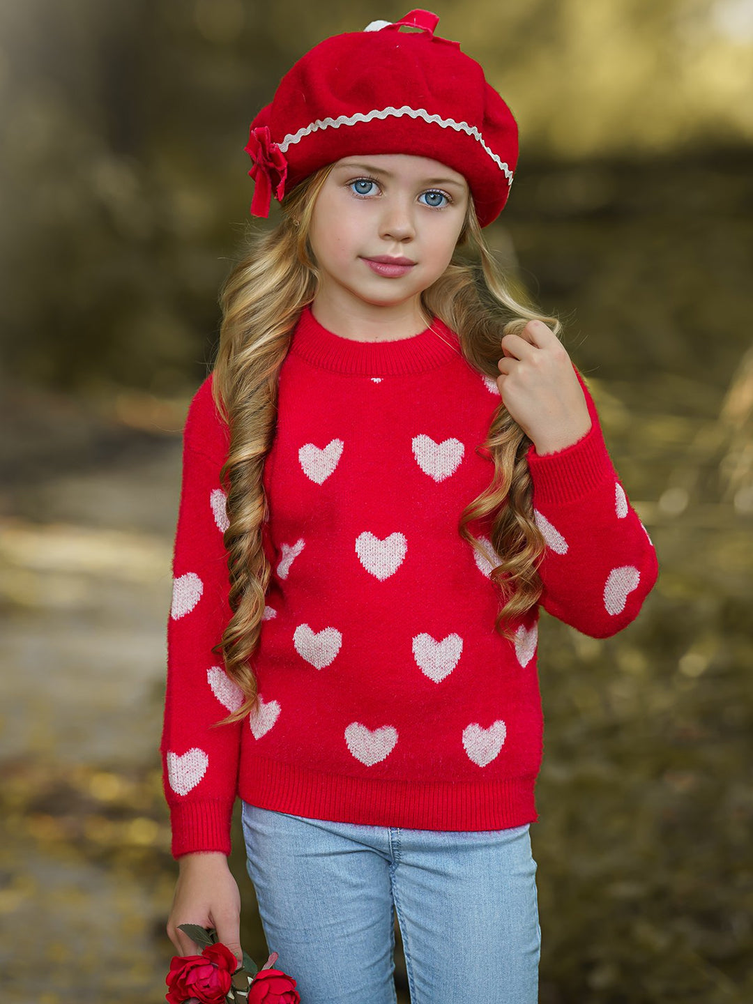 Chance At Love Sweater - Toddler Sweater - Mia Belle Girls