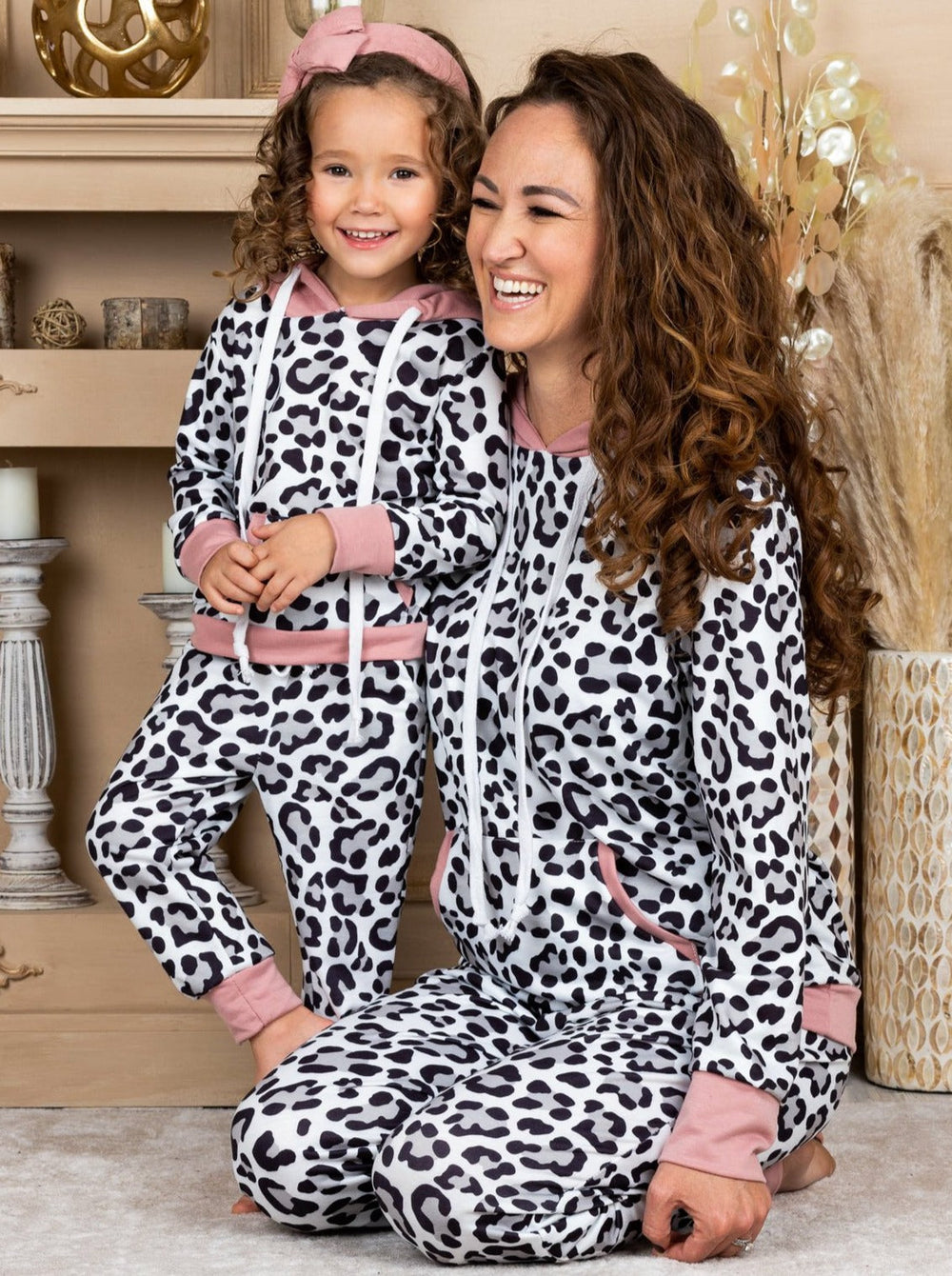 Mommy & Me Matching Outfits | Leopard Print Jogger Set | Fall Clothes