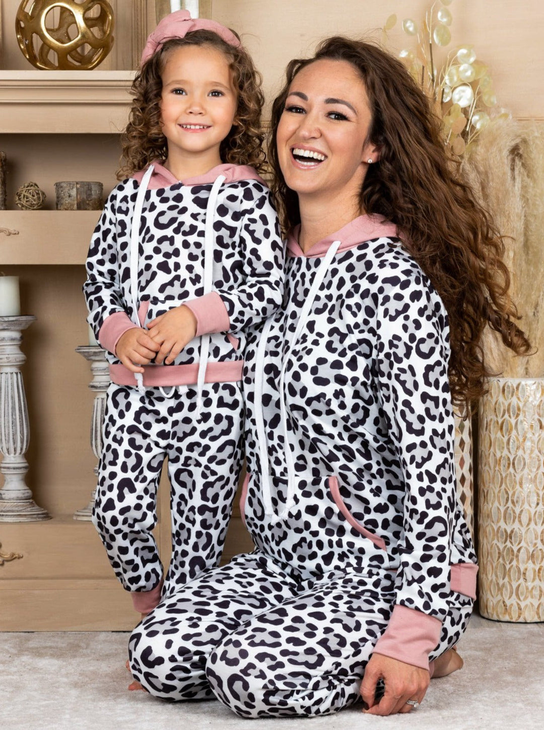 Mommy & Me Matching Outfits | Leopard Print Jogger Set | Fall Clothes