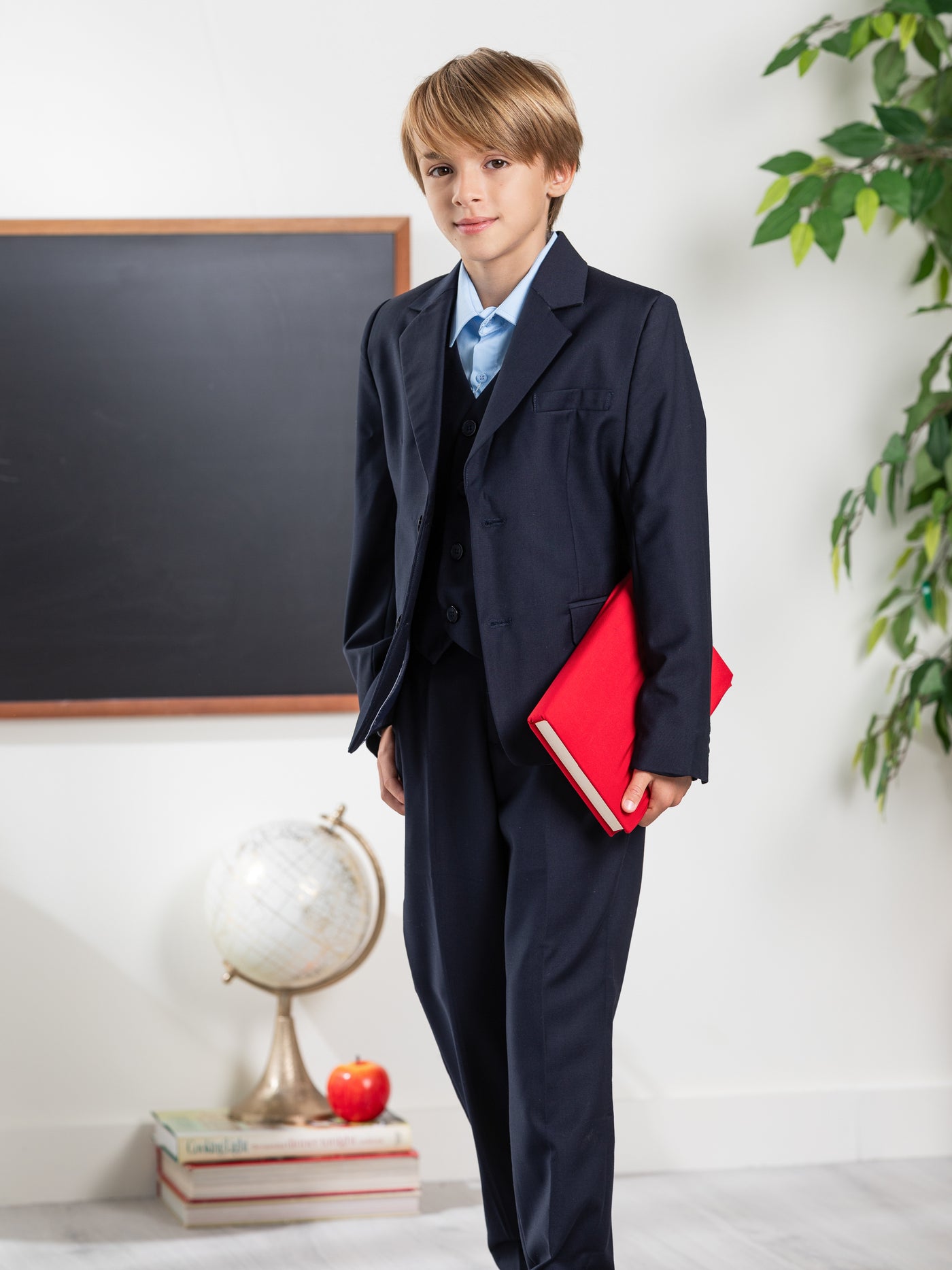 Classic Navy Boys Blazer by Kids Couture