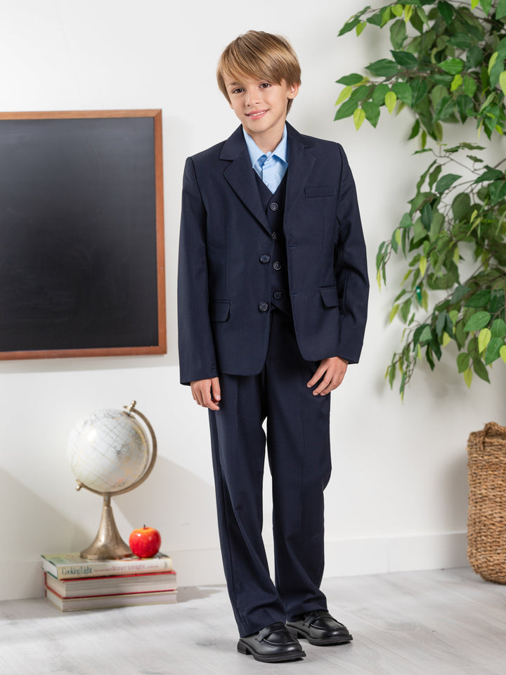 Classic Navy Boys Blazer by Kids Couture