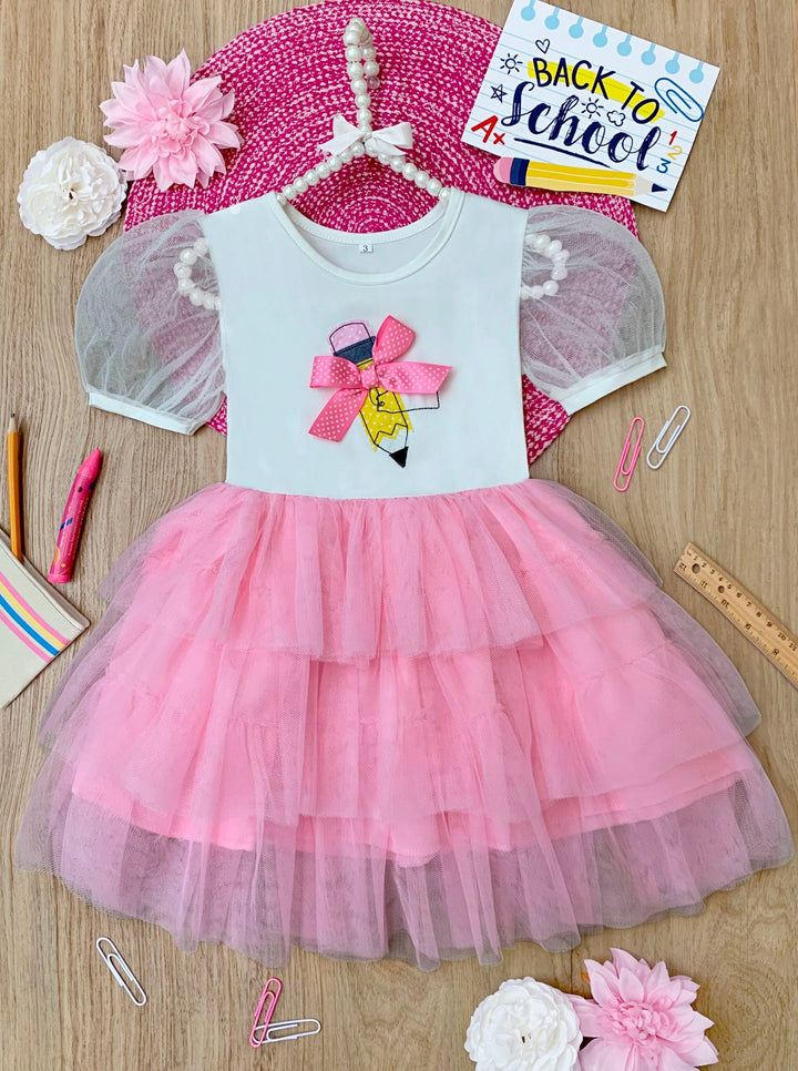 Mia Belle Girls Layered Tutu Dress | Back To School Dresses