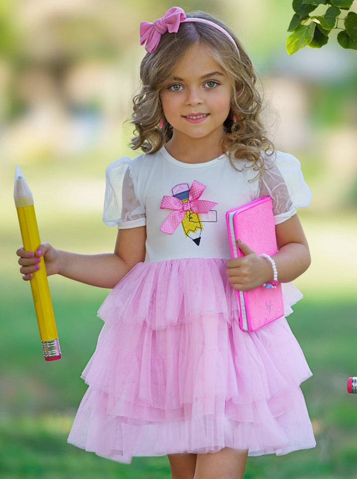 Mia Belle Girls Layered Tutu Dress | Back To School Dresses